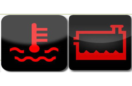 Low Coolant Warning Light