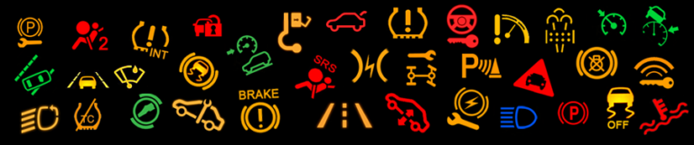 nissan forklift warning lights symbols