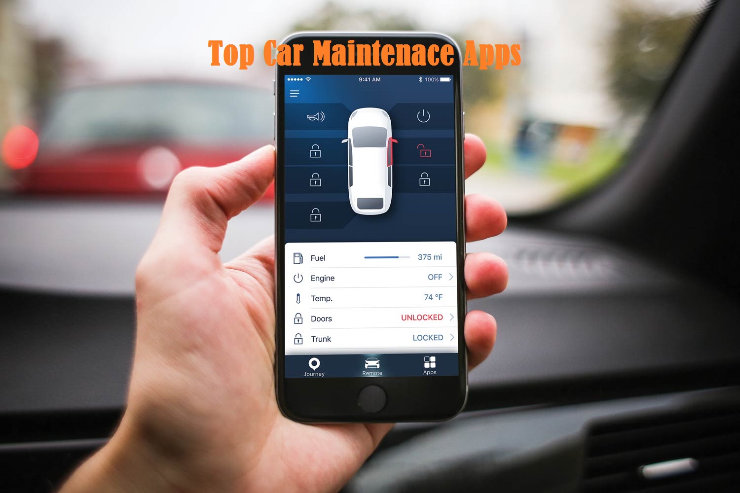 Top Car Maintenance Apps-Get The Latest Best List of (IOS, Android and Software)