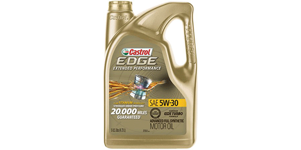 Castrol EDGE Extended Performance 5W-30 Advanced Full Synthetic Motor Oil, 5 QT