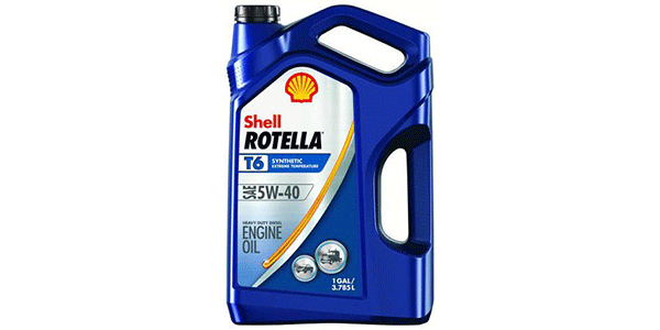 Shell Rotella Synthetic Motor Oil, 15W-40 5 Quart