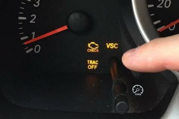 2008 Toyota 4runner Vsc off Check Engine Light