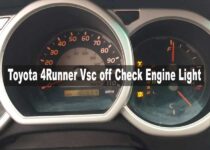 2008 Toyota 4runner Vsc off Check Engine Light