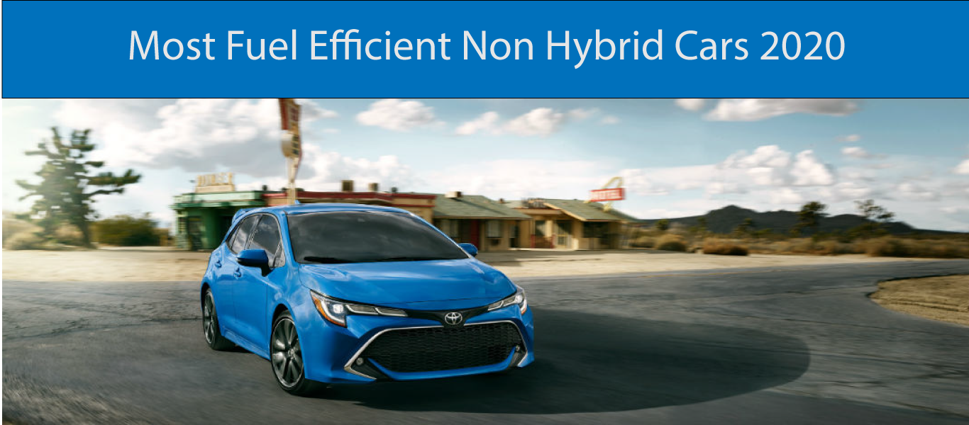 Most Fuel Efficient Non Hybrid Cars 2020