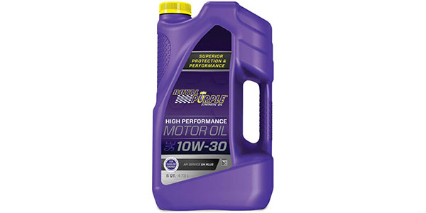 Royal Purple High Performance Synthetic Motor Oil 10W-30 - 5 qt