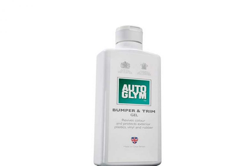 AutoglymBumper&TrimGel in Restore Black Trim Around Car Windows