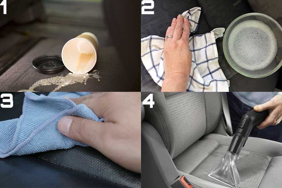 How to Remove Coffee Stains from Car Seats