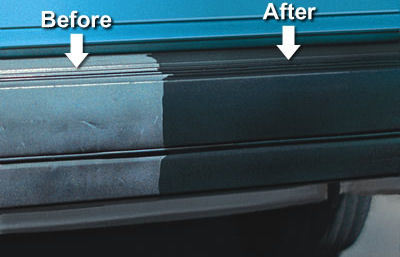 Restore Black Trim Around Car Windows