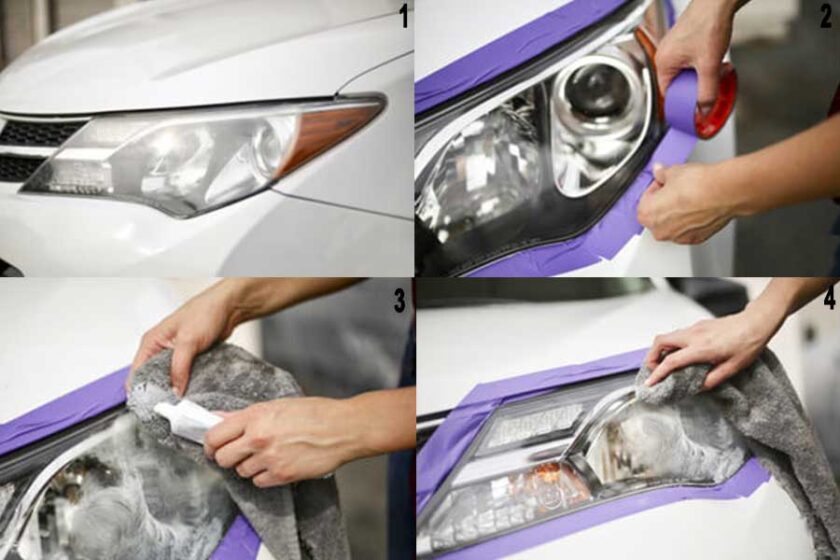 Headlight Restoration Revive Your Car's Shine with Toothpaste