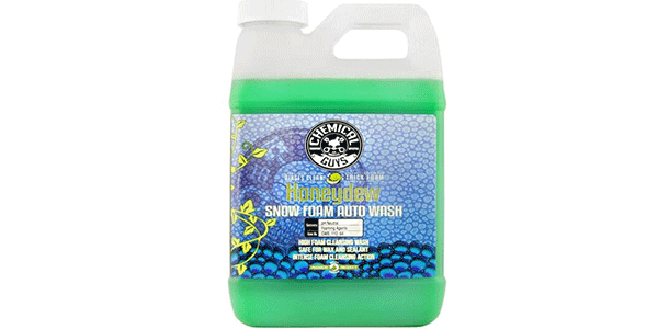 Chemical Guys CWS_110 Honeydew Snow Foam Car Wash Soap and Cleanser (1 Gal), 128 fl. Oz (Gallon)