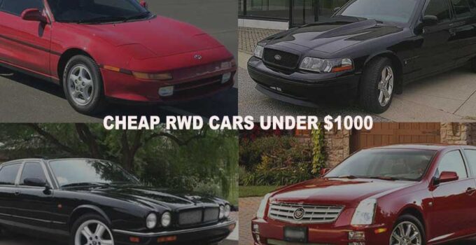 Cheap RWD Cars Under $1000