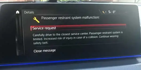 BMW Passenger Restraint System Bypass