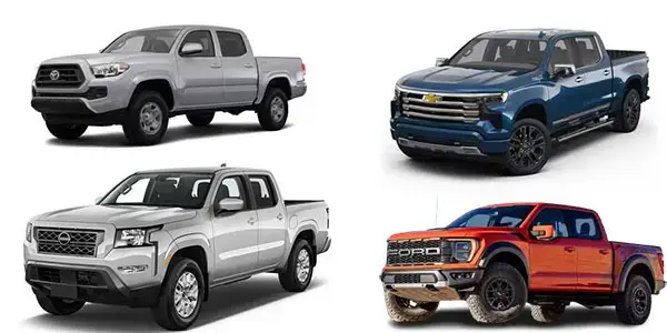 From Ford to Chevrolet, there are several brands to choose from.