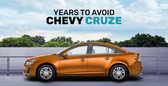 Chevy Cruze Years to Avoid