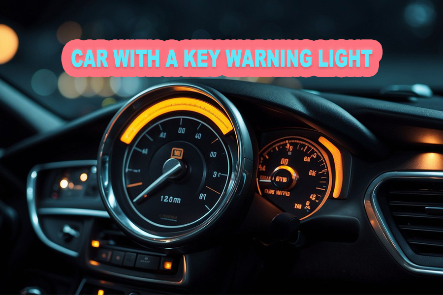 Car with a Key Warning Light